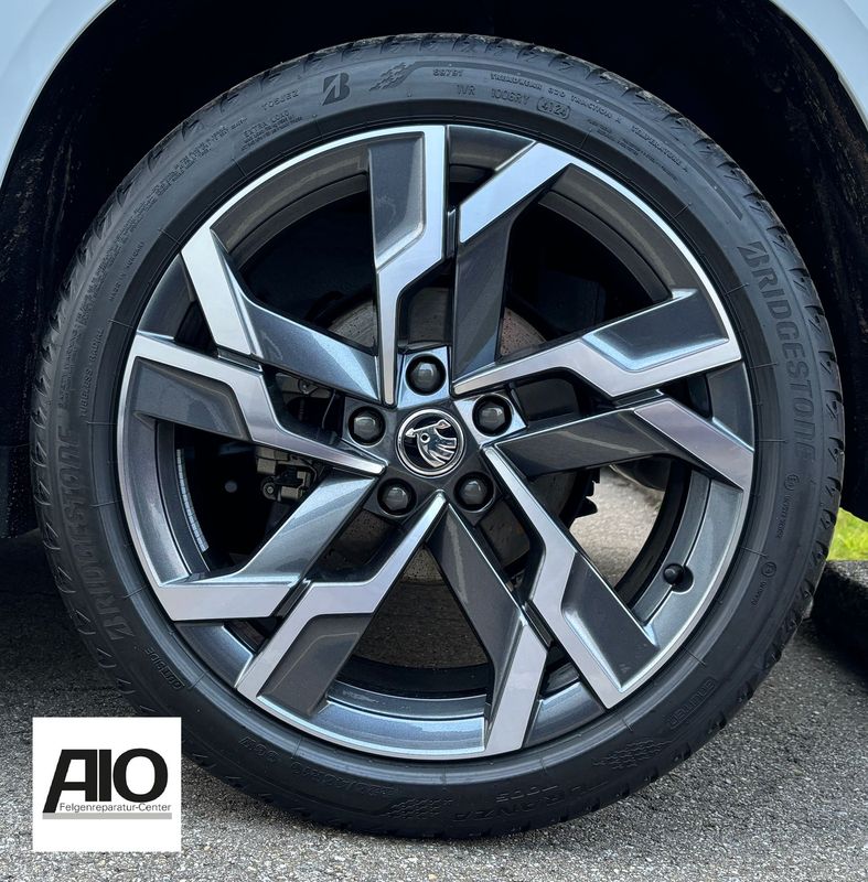 LF1 Original Skoda Alufelge 57A601025AF – KAROS Design Grau HGG  – Karoq Typ NU ab 2017-