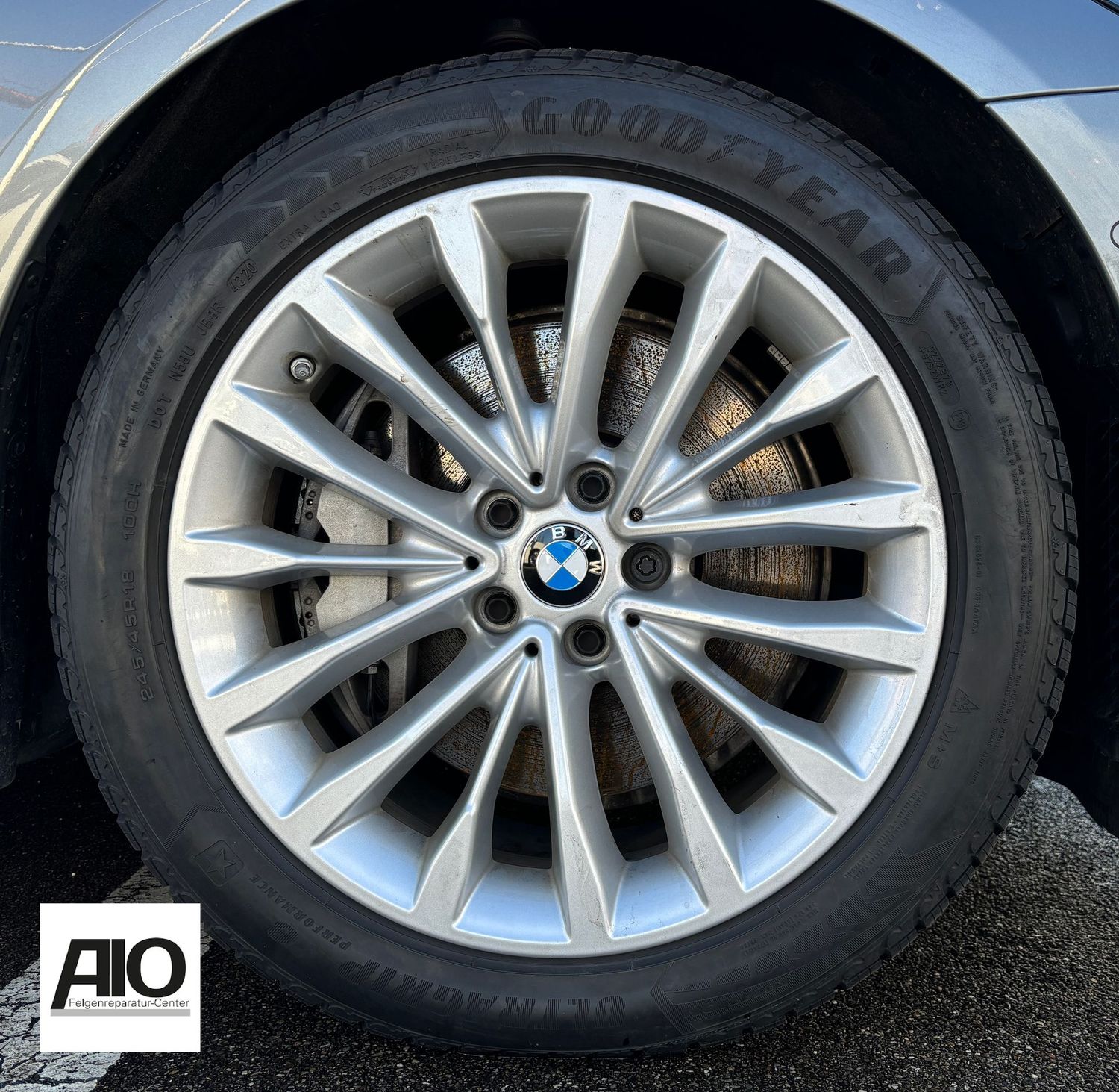 LF1 Original BMW Felge 6863418 - 632 Vielspeiche Silber - 5er Typ G30 - Limousine / 5er Touring Typ G31