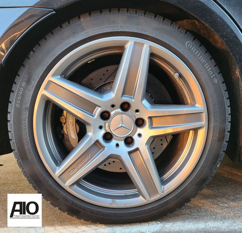 LF1 Original Mercedes Alufelge A2124012502 – 55-Speichen-Rad Grau HGG VA –  E-Klasse Typ 212
