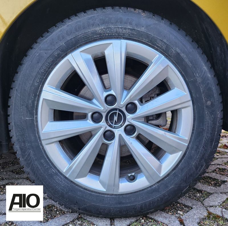 LF1 Original Opel Felge 9843281280 - 10-Speiche Silber - Astra L / Grandland