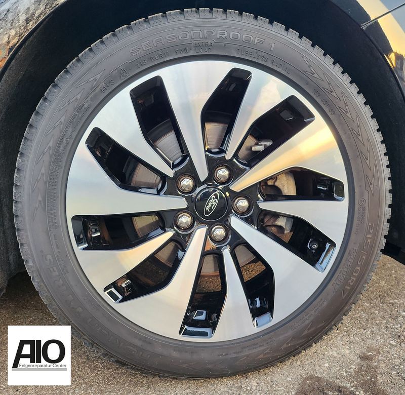 LF1 Original Ford Felge JX7C1007G1A -Vielspeichendesign Schwarz HGG - Focus MK4