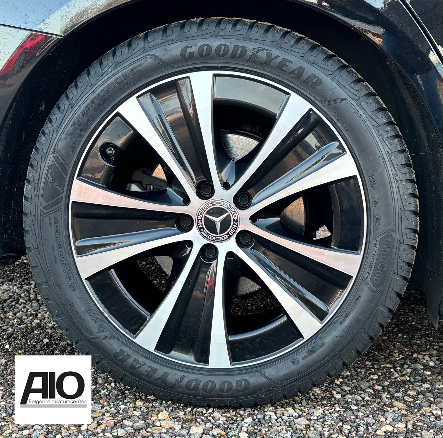 LF1 Original Mercedes Benz Felge A2134013700 – 5-Doppelspeichen-Rad Schwarz HGG  – E-Klasse W213 / S213 / C238 / A238