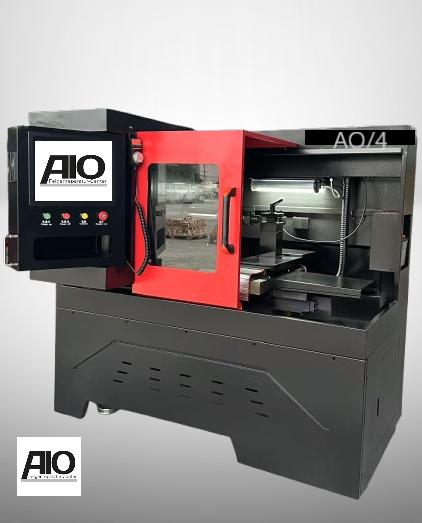 CNC Felgen Drehmaschine AO/4 SMALL BLACK RED Edition Felgenreparatur Hochglanzgedrehte Felgen ( Vorführgerät )