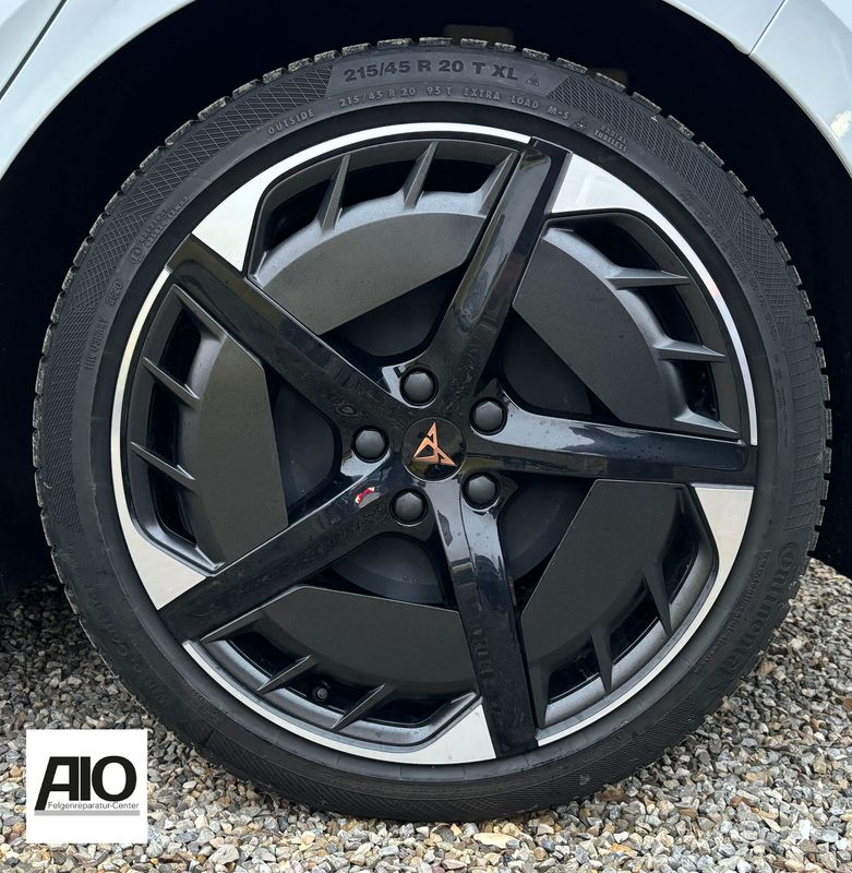 LF1 + LACK Original CUPRA  Alufelge 10E601025E – HURRICANE Design Schwarz HGG –  Born ab 2021-