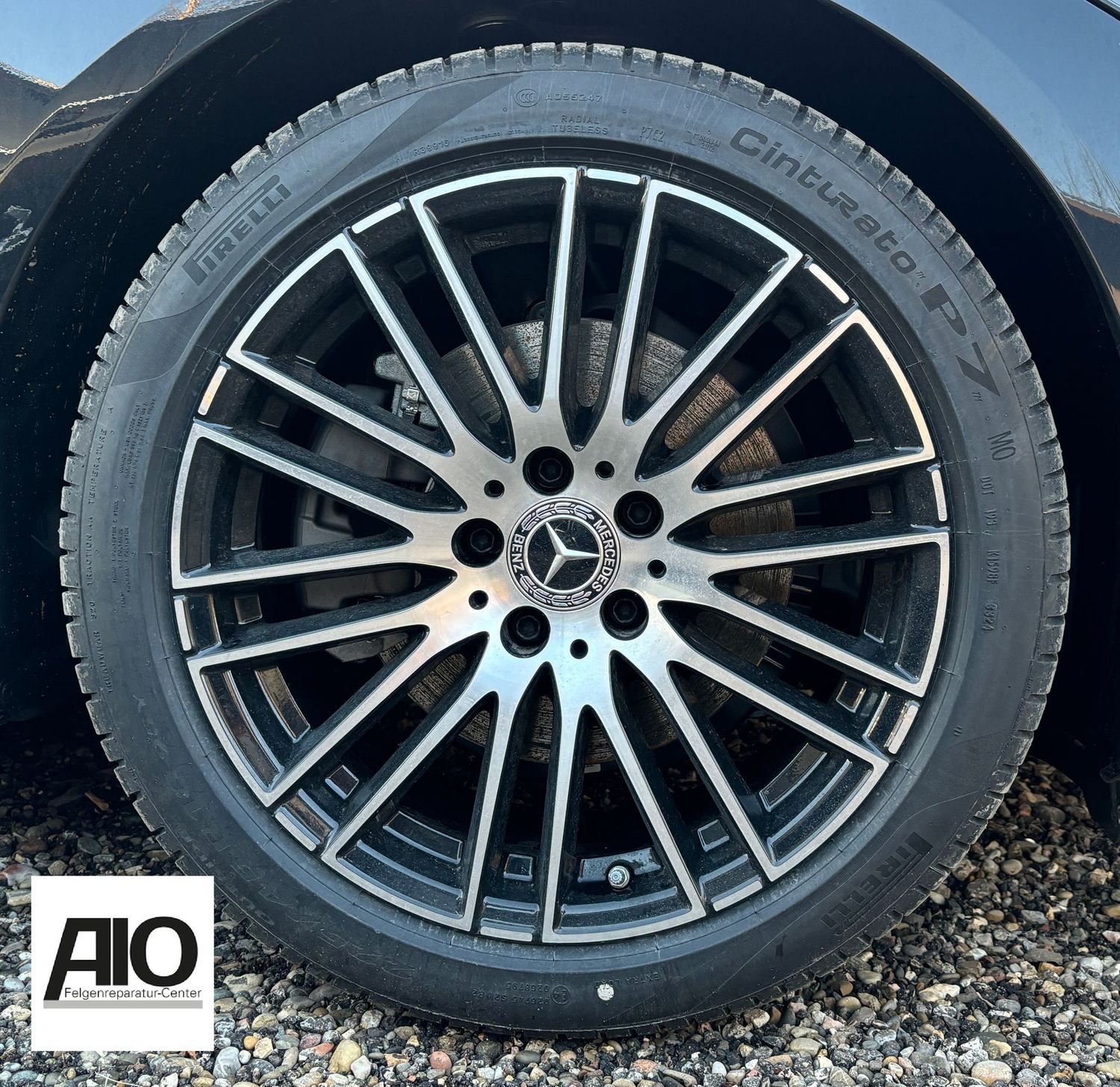 LF1 Original Mercedes Alufelge A2064014900 – Vielspeichen Design Schwarz HGG - C-Klasse Typ W206/S206