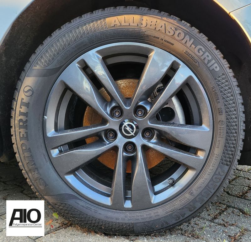 LF1 Original Opel Felge 39024544 -  5-Doppelspeiche Grau - Astra K Sportstourer