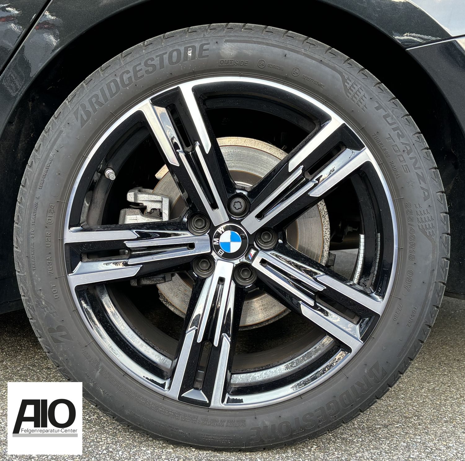 LF1 Original BMW Felge 8746632 - Styling 848 M Doppelspeiche Schwarz HGG HA - 2er Typ G42 / 3er Typ G20/G21 / 4er Typ G22/G23