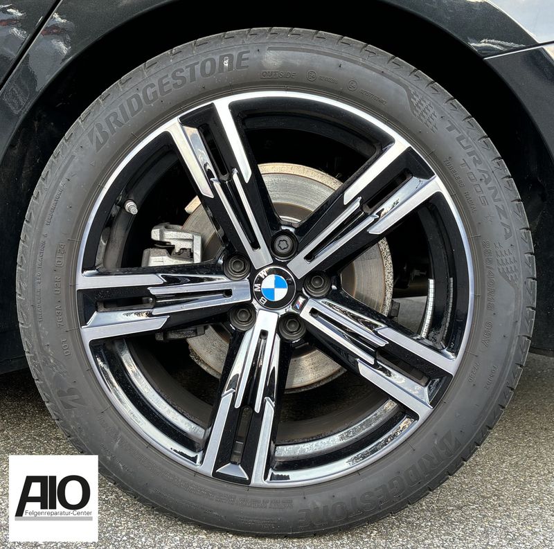 LF1 Original BMW Felge 8746632 - Styling 848 M Doppelspeiche Schwarz HGG HA - 2er Typ G42 / 3er Typ G20/G21 / 4er Typ G22/G23