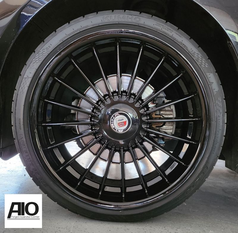 LF1 + LACK Original Alpina Felge 3611827 - CS17 Vielspeichenrad Schwarz VA - 5er Typ G30 G31 ab 2017- / Alpina B5 G30 2017-2024