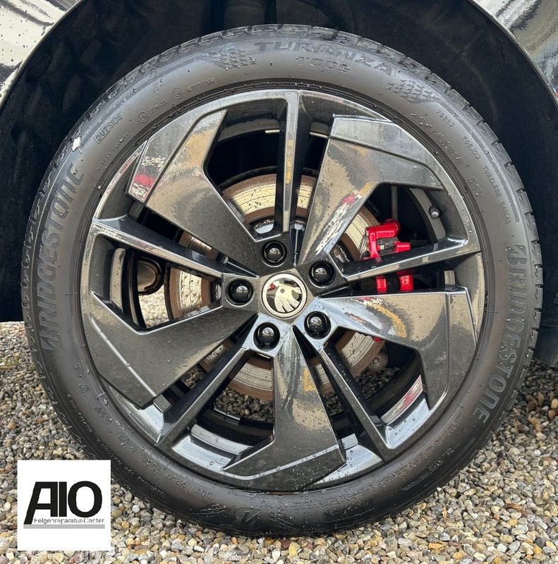LF1 Original Skoda Alufelge 5E3071498A – Comet Turbinendesign Grau ( HGG ) – Octavia IV