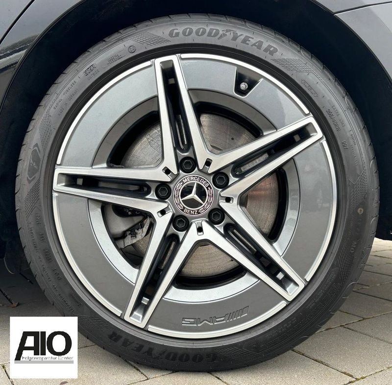 LF1 Original Mercedes Alufelge A2064016600 –  AMG 5-Doppelspeichen-Rad Grau HGG  HA - C-Klasse Typ W206/S206 HYBRID