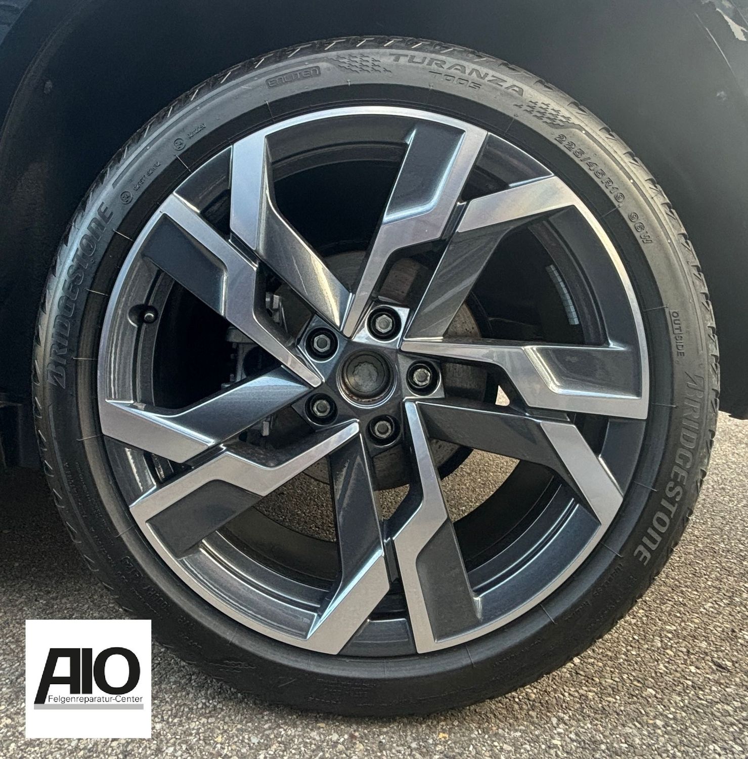 LF1 Original Skoda Alufelge 565601025AN –  SAGITARIUS 5-Dynamik-Speiche Grau HGG – Kodiaq Typ NS