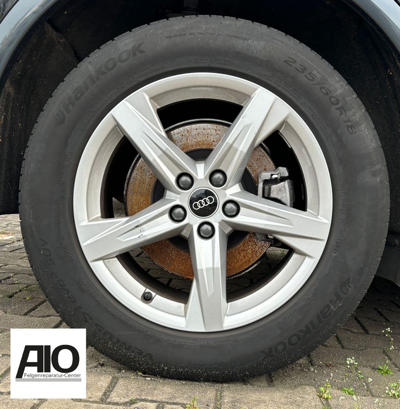 LF1 Original Audi Felge 80A601025BE - 5-Speichen-Design Silber - Q5 Typ FY ab 2017