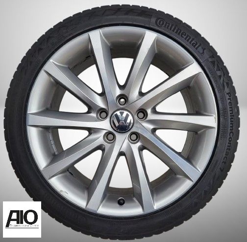 LF1 Original VW Felge 3C0601025AA - Sarmakand 10 – Speichen Design HGG Grau – EOS 1F, Passat B6 3C
