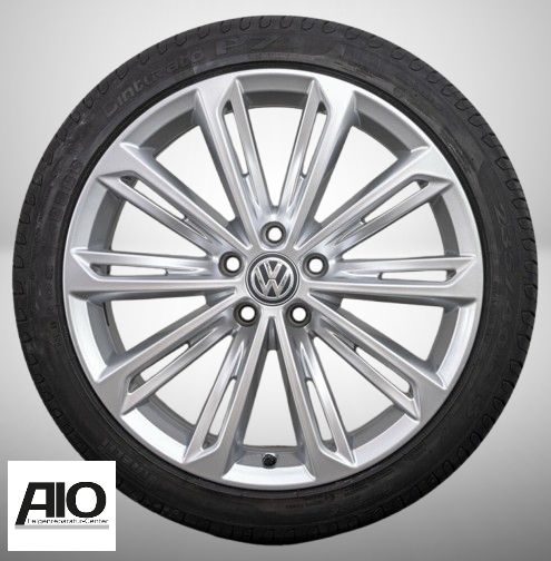LF1 Original VW Felge 3G0601025 – Sepang 5-V-Speichen-Design Silber – Passat B8 Typ 3G
