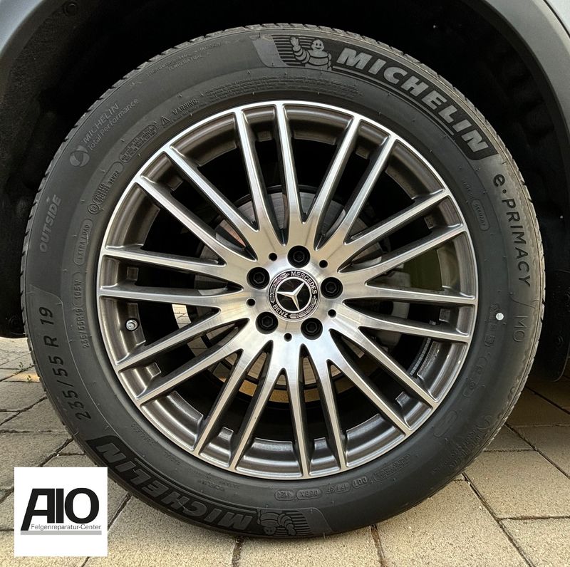 LF1 Original Mercedes Benz Felge A2544014900 – Vielspeichen-Rad Grau HGG  – GLC X253 / C253