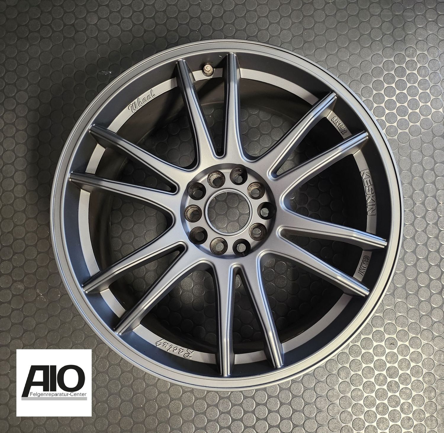 ​KESKIN KT-12  8019 Felgenfarbe Grau Matt   "Racing Wheel" Felgendatenbank