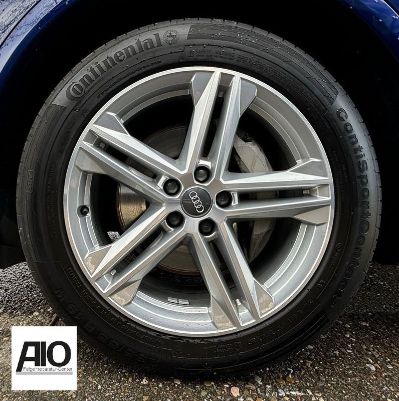 LF1 Original Audi Felge 80A601025G - 5-Parallelspeichen-Design Silber - Q5 Typ FY ab 2017