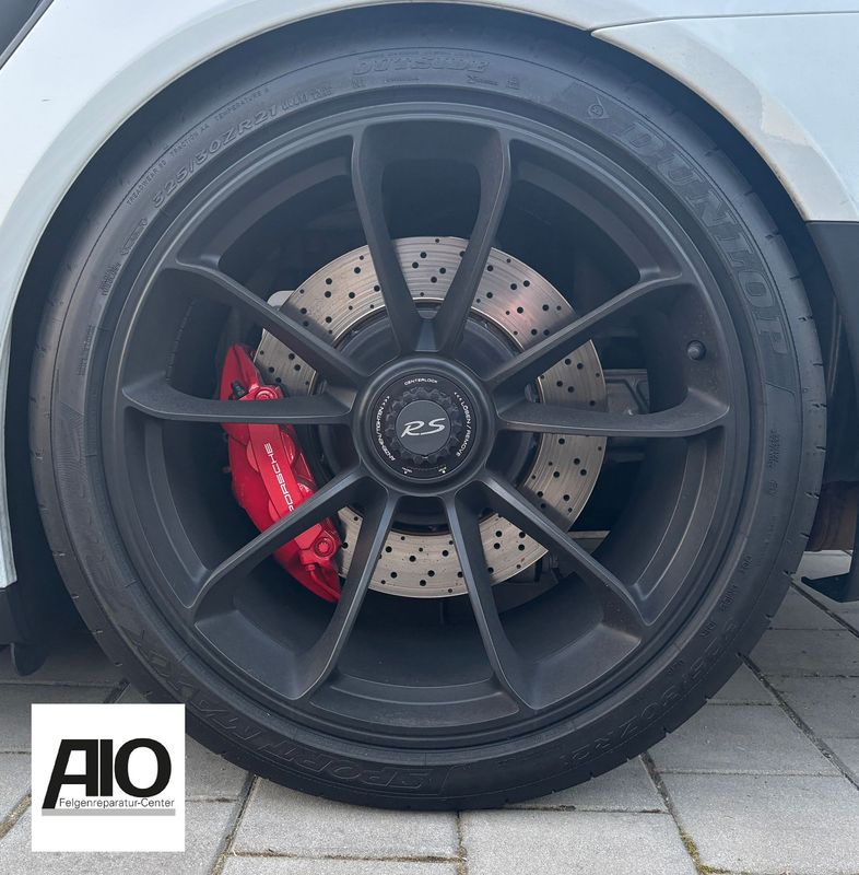 LF1 Original Porsche Felge  99136216882 -  ZV 5-Doppelspeiche Schwarz Matt HA - 991 Typ 991 GT3