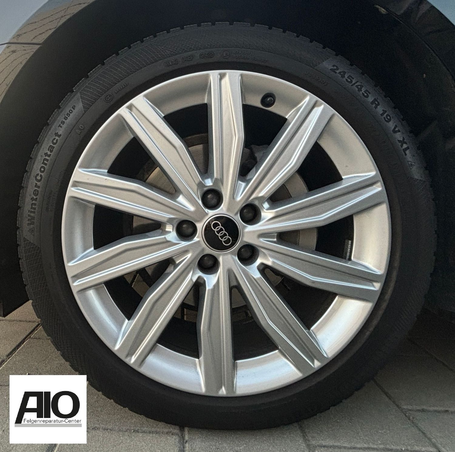 LF1 Original Audi Felge 4K0601025M - 10-Speichen-Dynamik-Design Silber - A6 Typ C8 4K ab 2018 -