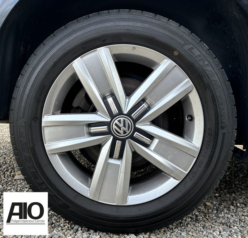 LF1 Original VW Felge 7E0601025P – Devonport 5-Speiche Silber Chrom – T6