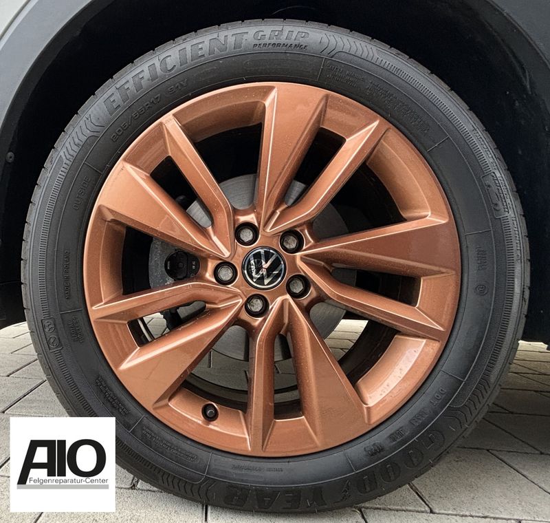 LF1 Original VW Felge 2GM601025T – Bangalore 5-Doppelspeichen-Design Kupfer – T-Cross