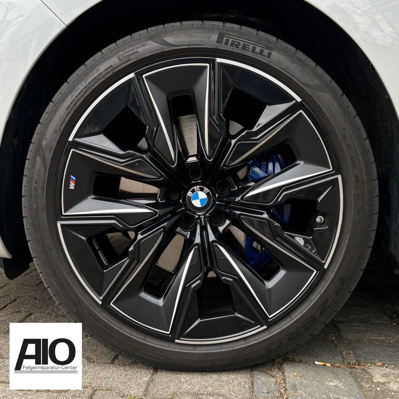 LF1 Original BMW Felge 5A41F78 - Styling 909 M Aerodynamik Schwarz + Inlays VA - 7er / i7 Typ G70 / X3 Typ: G45