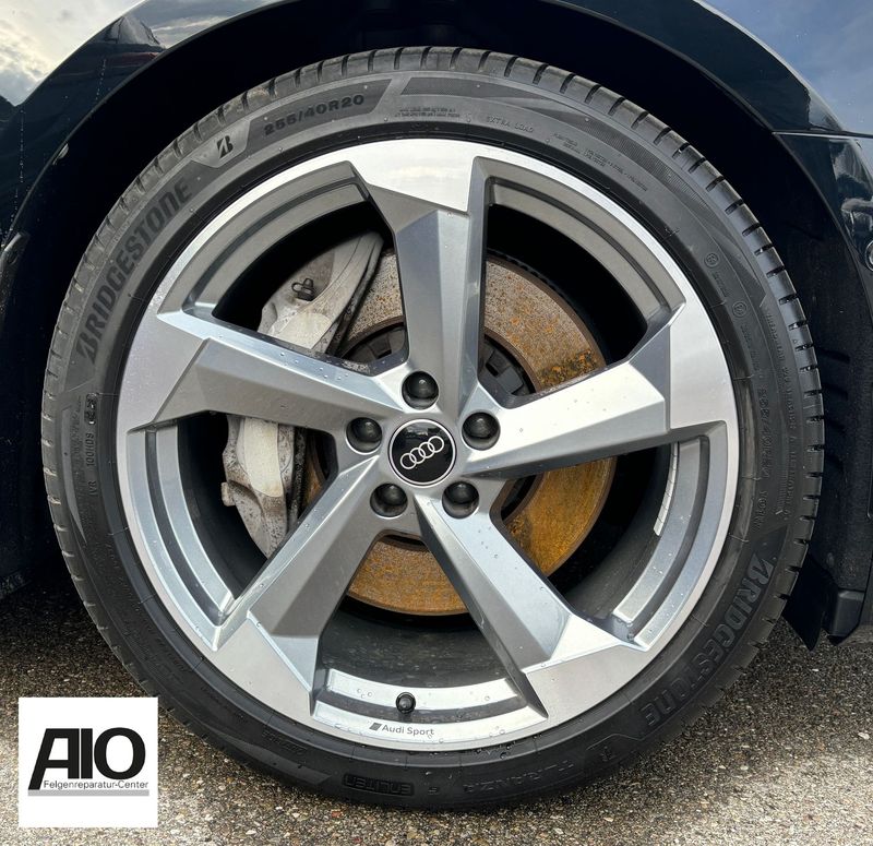 LF1 Original Audi Felge 4K8601025N - 5 Arm Rotor II Design Grau - A7 / S7 Typ C8 4K ab 2018-