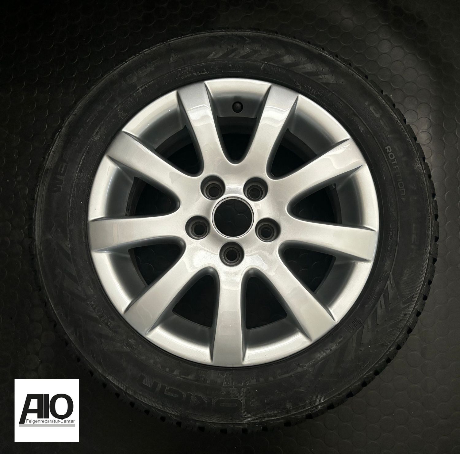 LF1 Original VW Felge 6Q0601025Q – 9 Speichen Design Silber – Polo 4