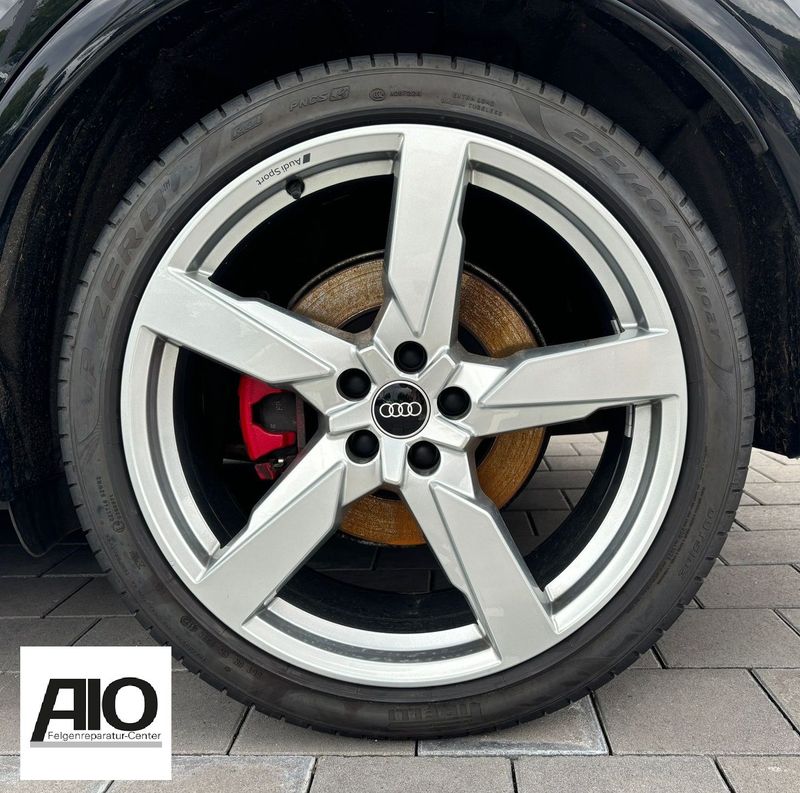 LF1 Original Audi Felge 80A601025AR - Audi Sport 5 Arm Polygon Design Grau - Q5 Typ FY ab 2017 -