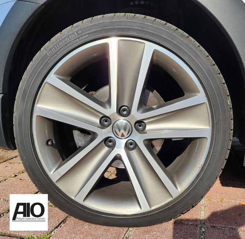 LF1 Original VW Felge 3C0601025AB – BUDAPEST 5-Speichen-Design Grau – Passat B6