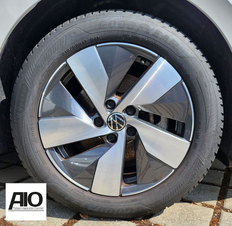 LF1 + LACK Original VW Felge 3J0601025K – BOLOGNA 5-Speiche Grau HGG – Passat B9 ab 2024-