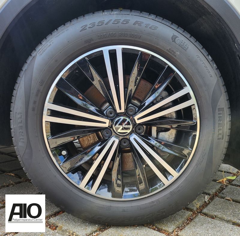 LF1 Original VW Felge 5NA601025AB – NIZZA Vielspeichendesign Schwarz HGG – Tiguan II Typ AD1 Tiguan Allspace