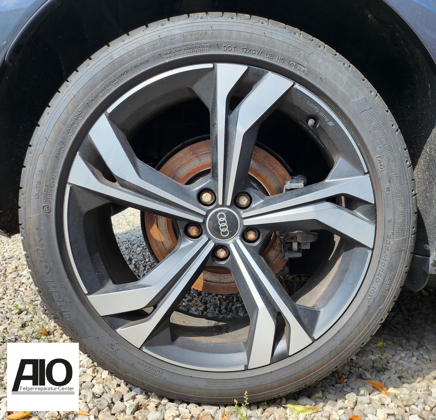 LF1 Original Audi Felge 83A601025AC - 5-Arm-Design Schwarz Matt HGG - Q3 + Q3 Sportback Typ F3 ab 2018