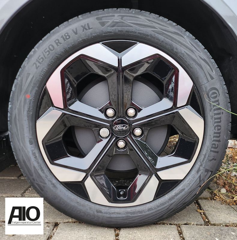 LF1 Original Ford Felge R1TC-1007-E1A - 5-Y-Speiche Schwarz HGG ST-Line - Puma II Typ J2K ab 2020-