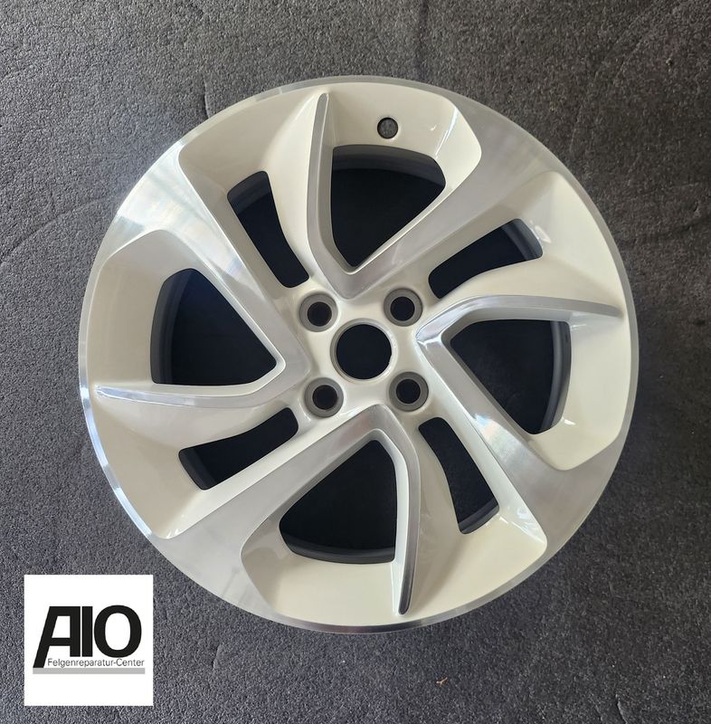 LF1 + LACK Original Opel Felge OP078 K2 AACN - 4-Doppelspeiche Weiß HGG - Corsa D/E , Adam