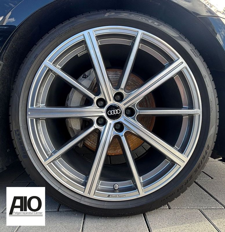 LF1 Original Audi Felge 4K8601025P - 5 Speichen Design Grau - A7 / S7 Typ C8 4K ab 2018-