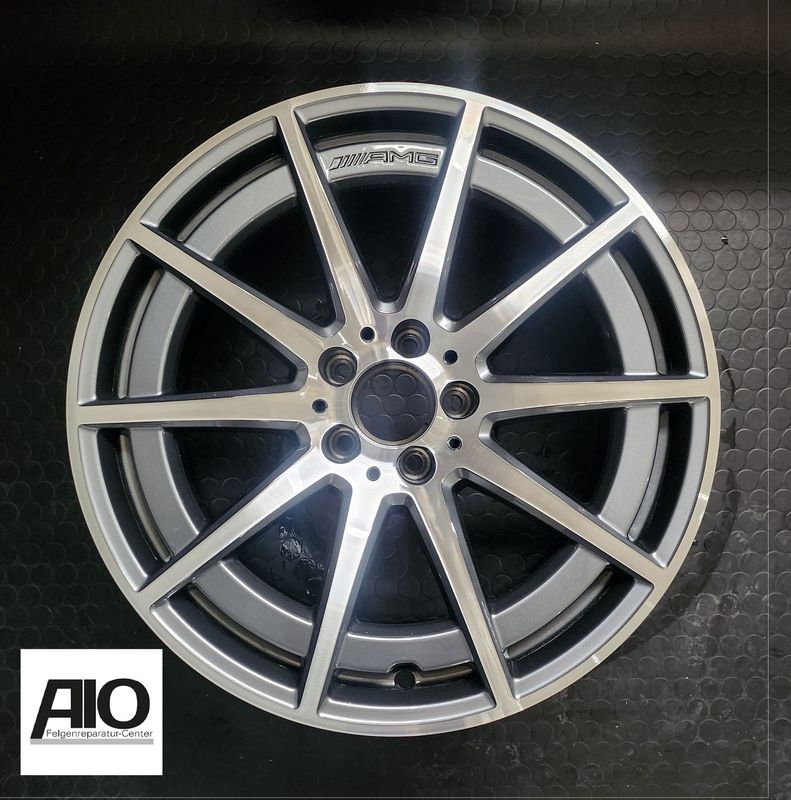 LF1 Original Mercedes Benz Felge A2134016900 – 10-Speichen-Rad Grau HGG VA – E-Klasse W213 / S213