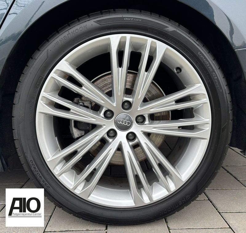 LF1 Original Audi Felge 4K8601025F - Doppelspeichen Design Silber - A7 / S7 Typ C8 4K ab 2018-