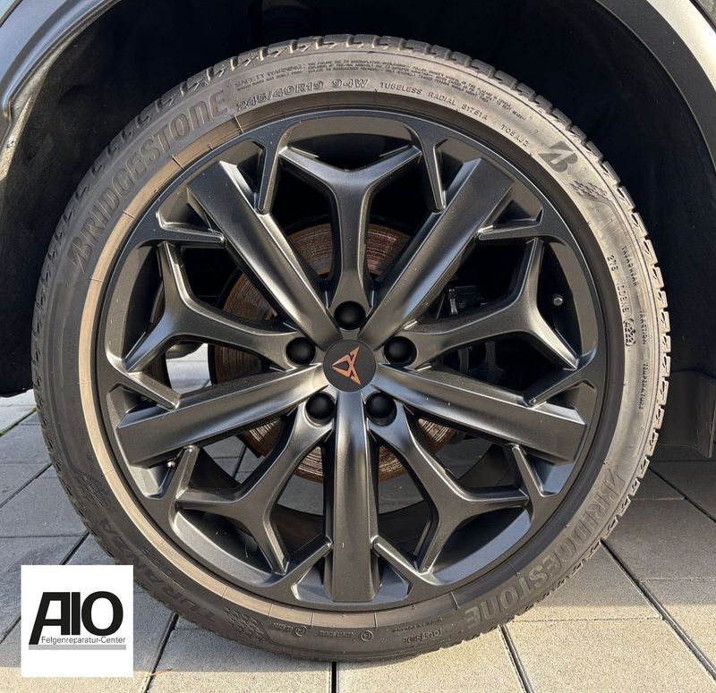 LF1 + LACK Original CUPRA  Alufelge 5FF601025K –  Y-Speichen-Design Schwarz Met. Matt – Formentor 2020-