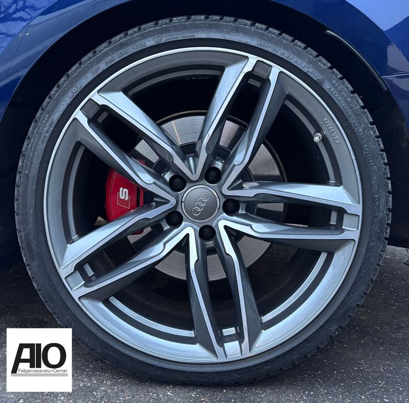 LF1 Original Audi Felge 4G0601025CF - 5 Doppel Speichen Design HGG Grau - RS6 Typ C7 4G Limousine, Avant