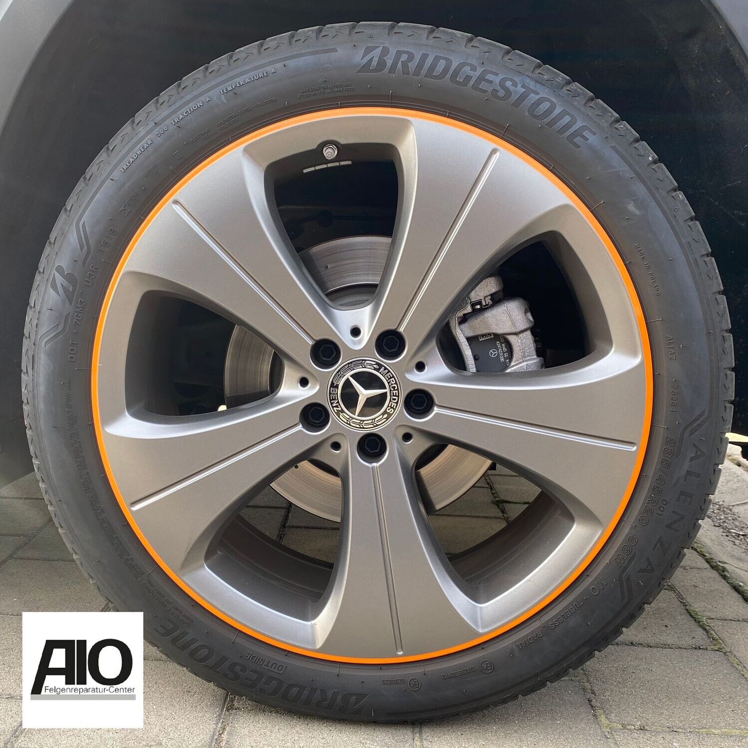 LF1 Original Mercedes Benz Felge A2474013700 – 5-Speichen-Rad GRAU – GLA Typ H247 / GLB Typ X247