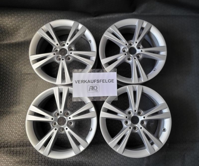 Felgensatz kaufen Original BMW 6855086 Styling 385 V-Speiche Silber gebraucht 17 Zoll SATZ
