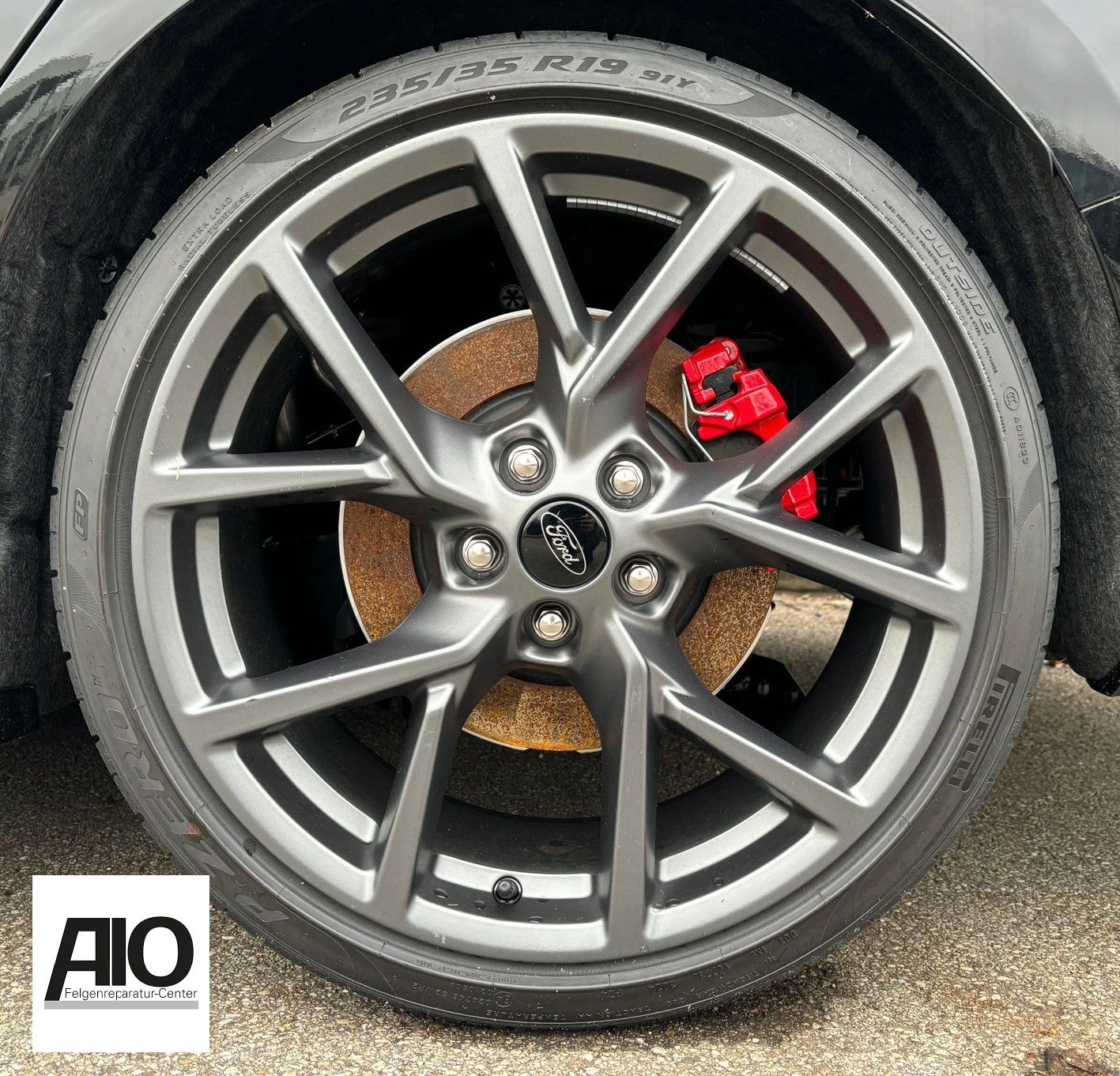 LF1 + LACK Original Ford Felge  2280378 - 5-Y-Speichen-Design Grau Matt - Focus MK4 ST-Line