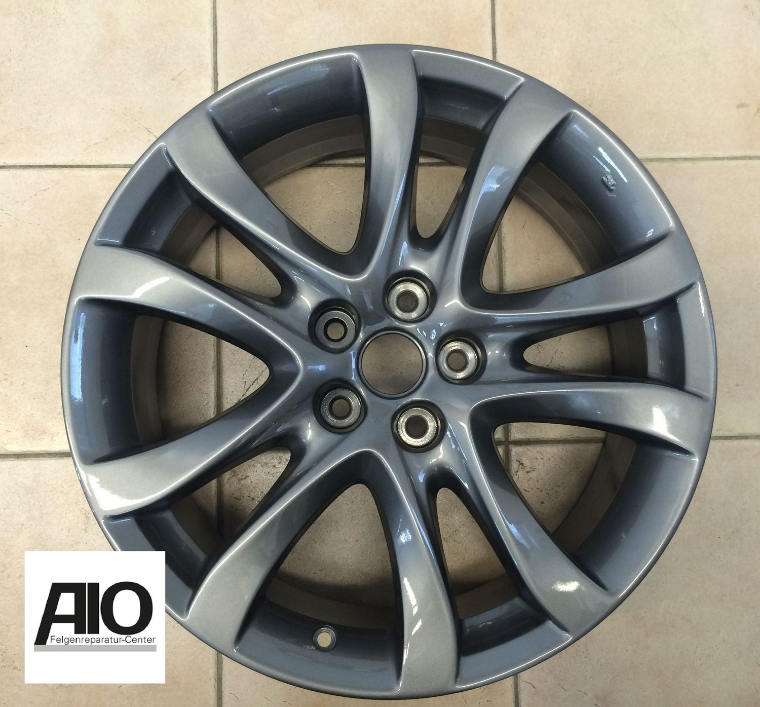 LF1 + LACK Original Mazda Felge 9965087590 –  5-Doppelspeiche Grau – Mazda 6 III