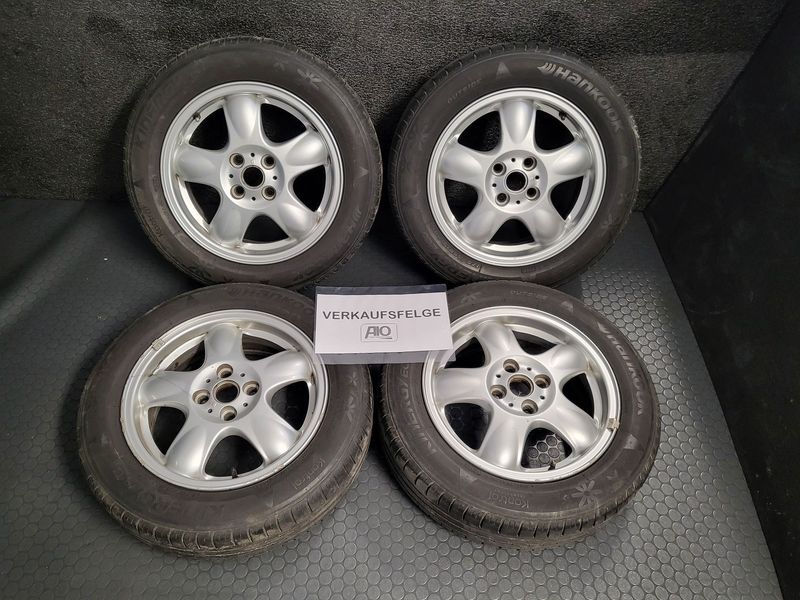 Felgensatz kaufen Original MINI  One, Cooper, 5 Star Spooler 100 15 Zoll 4x100 6768498 silber Sommerräder gebraucht