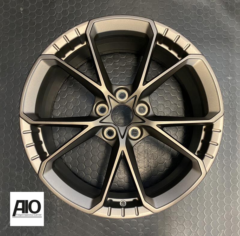 LF1 + LACK Original Hyundai Felge 52910-S0ZA0 - 5-Doppelspeiche Dark Kupfer 3-Schicht-Aufbau Lack - i30 N-Drive Sonderedition