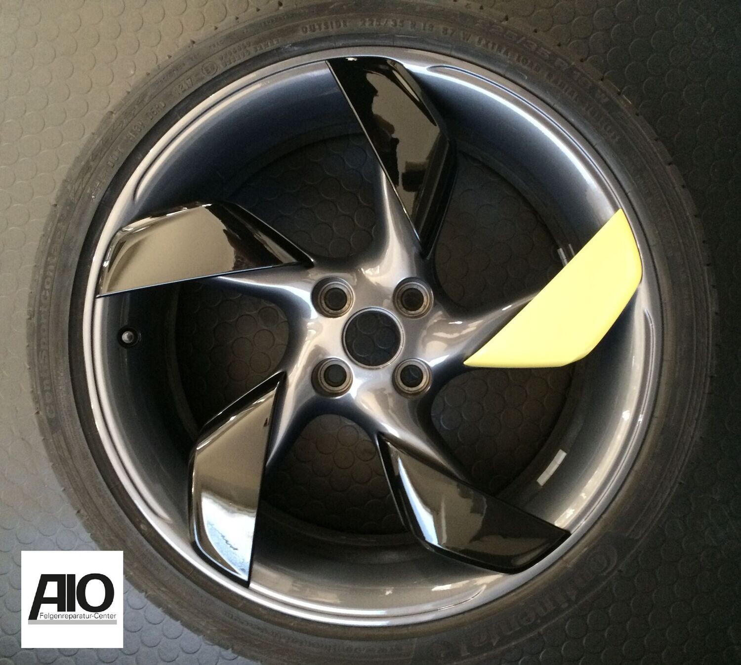 LF1 + LACK Original Felge Opel 13380525 - 5-Speichen TWISTER Design Grau AATX - ADAM 2013-2018 LF1 + LACK Original Felge Opel 13380525 - 5-Speichen TWISTER Design Grau AATX - ADAM 2013-2018