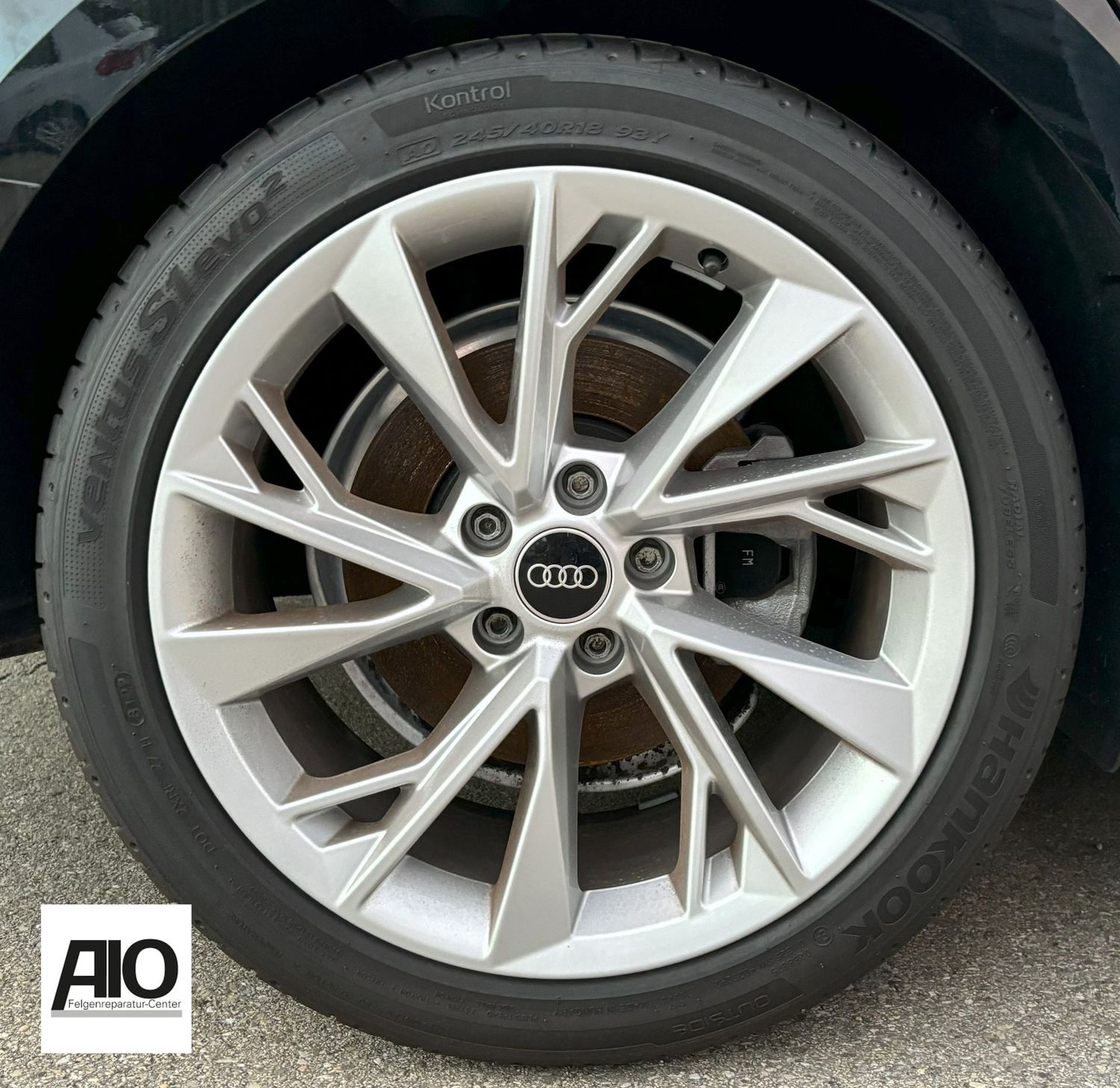 LF1 + LACK Original Audi Felge 8W0601025FM - 5 V Speichen Y Design Silber - A5 / S5 / RS5 Typ F5 8W ab 2016 LF1 + LACK Original Audi Felge 8W0601025FM - 5 V Speichen Y Design Silber - A5 / S5 / RS5 Typ F5 8W ab 2016