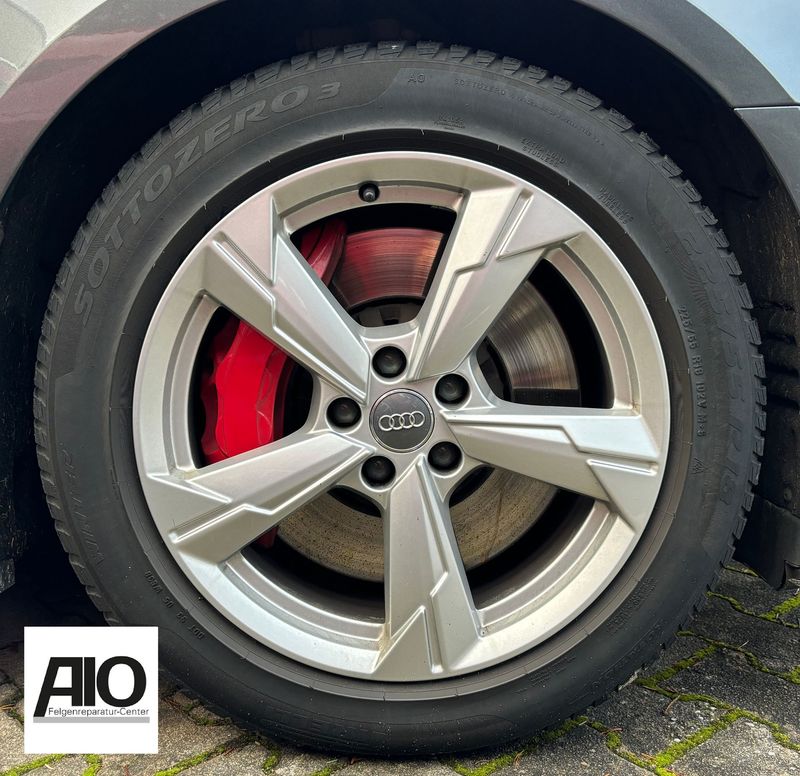 LF1 + LACK Original Audi Felge 4K0601025D - 5-Arm-Design Silber - A6 Typ C8 4K ab 2018 -